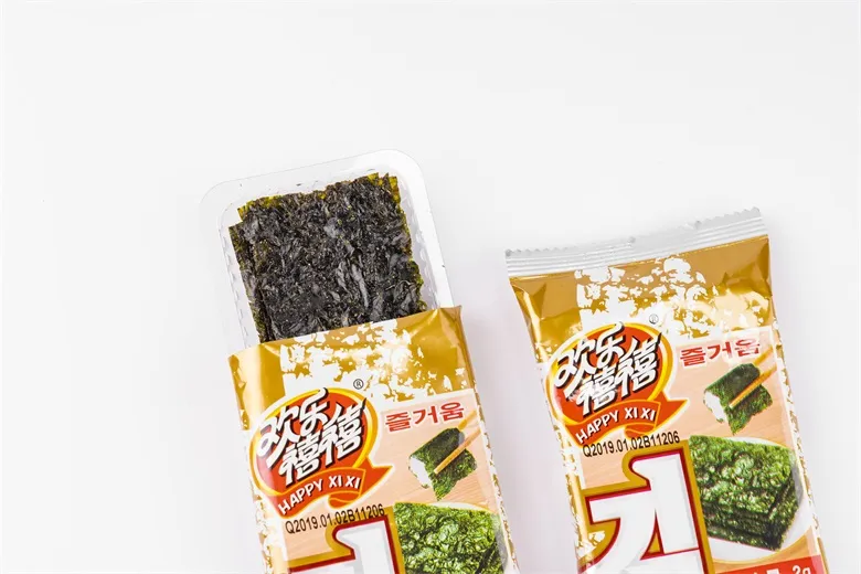 16g Spicy Flavor Instant Seaweed Food Snacks in FDA