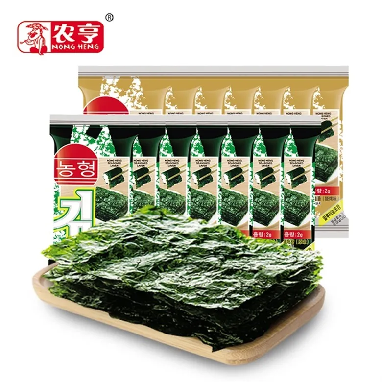 16gram 8 Bags Original Flavor Instant Seaweed Kim Algae Snacks for All Ages