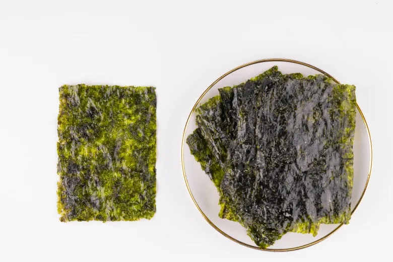 20g BBQ Flavor Instant Kim Laver Seaweed Snacks with Kosher