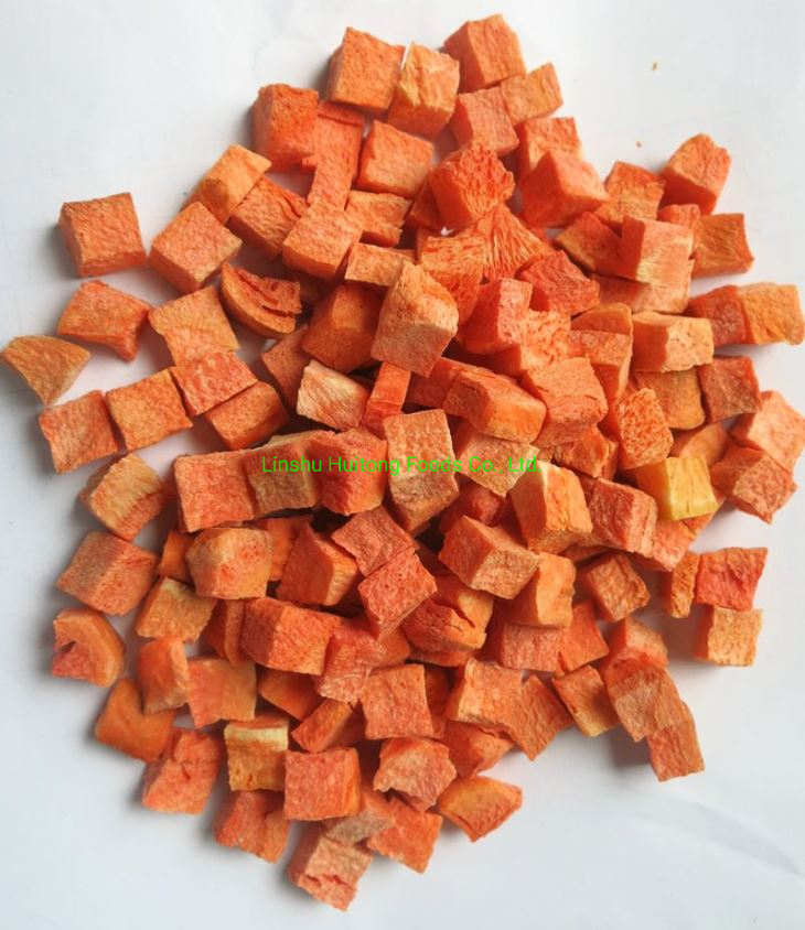 25 Yesrs Exporting Experience Freeze Dried Carrot Slice Dice Cube