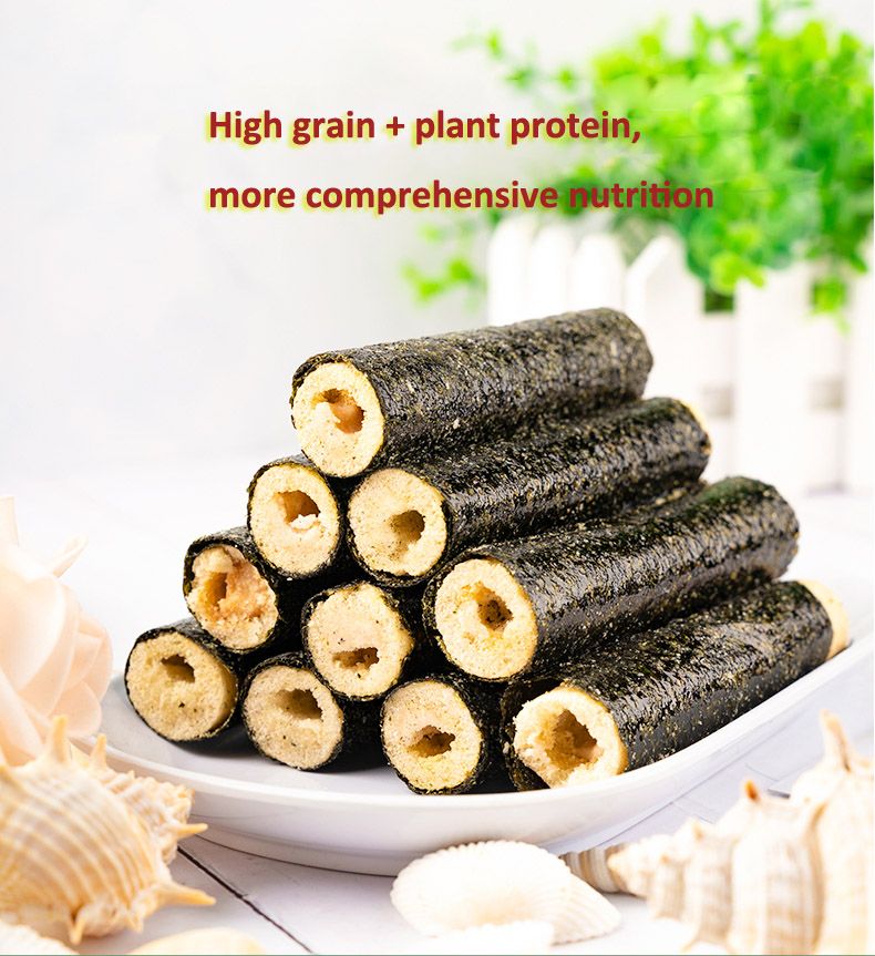 45g Original Flavor Instant Seaweed Puffed Energy Bar Seaweed Snacks