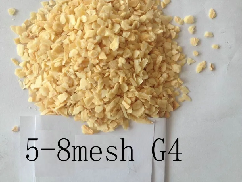Air Dehydrated Garlic Granule 5- 8mesh Strong Flavor G4