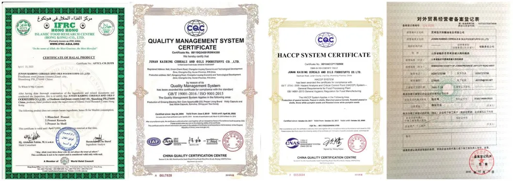 Blanched Peanut Kernels Sea Flower Type From Junan Kaibing