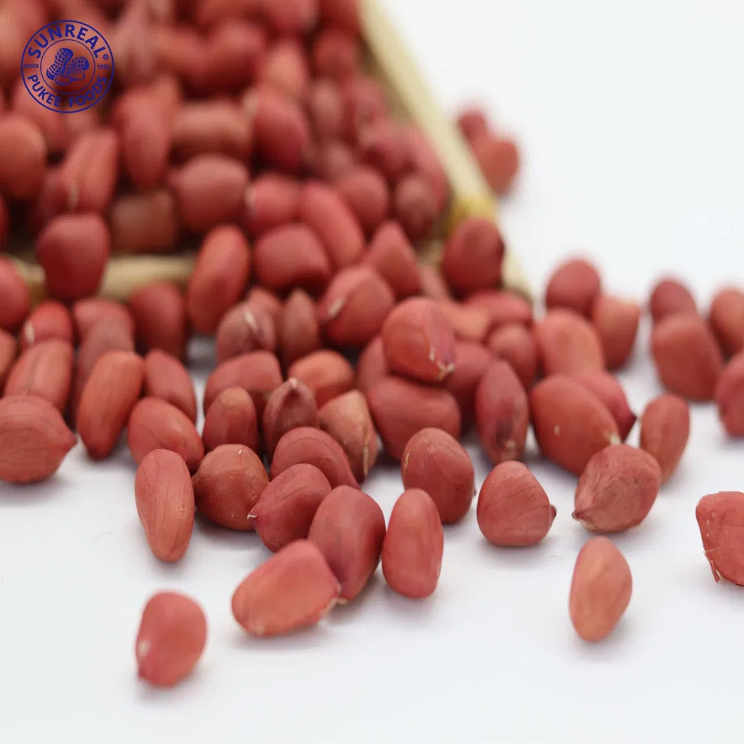 China Red Skin Peanut Kernels 50/60