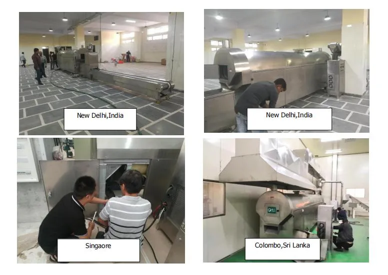 Continue Roasting Machine Roast Equipment for Rice Puffing