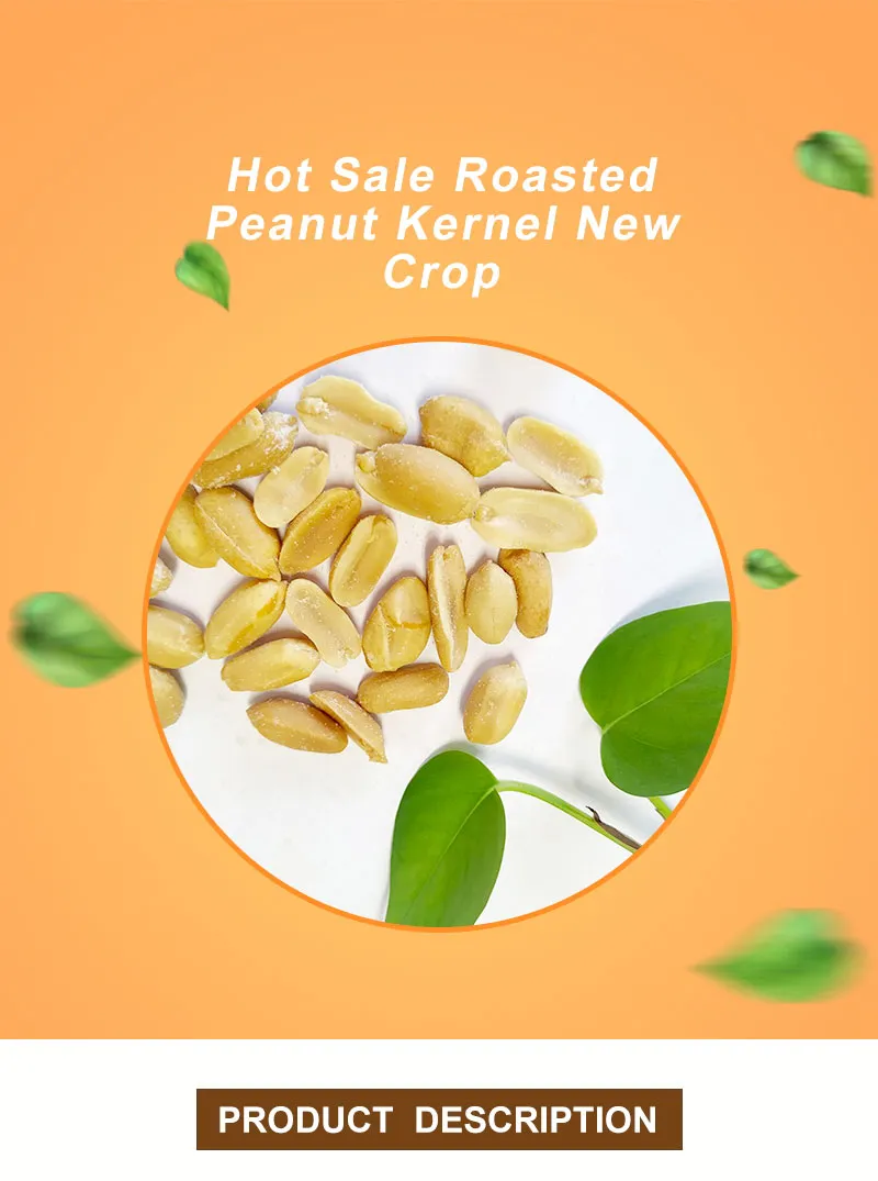 Customized New Crop Chinese Long Type Groundnut Packing Roasted Blanched Peanut Kernel