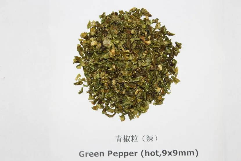 Dried Green Bell Pepper
