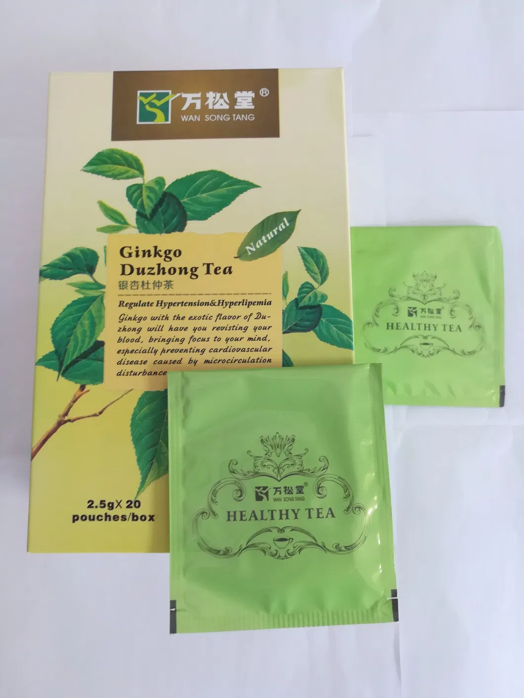 Duzhong Ginko Tea Balance Blood Pressure Tea