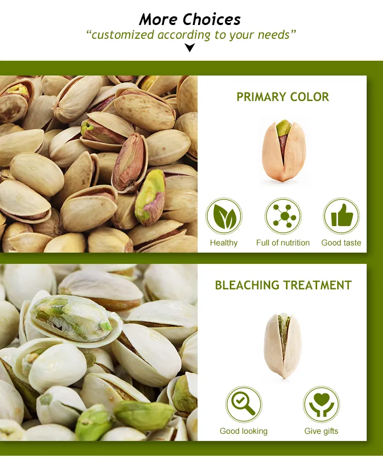 Factory Wholesale Bulk Non Bleached Salted and Roasted Pistachio Nuts