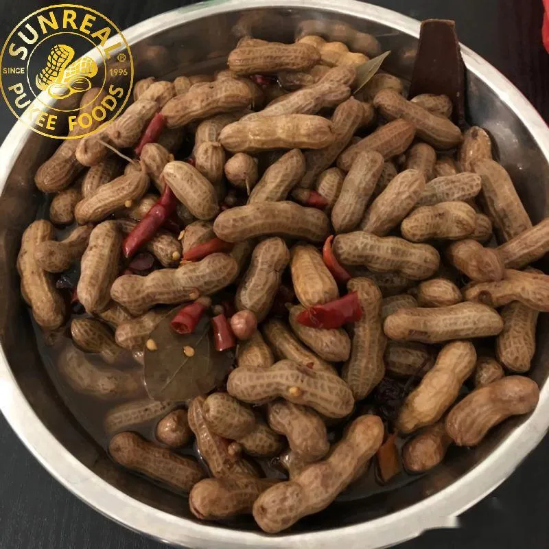 Frozen Cooked Peanut in Shell/ Red Skin/Salty/Fresh&Soft&Juicy/Selected Materials