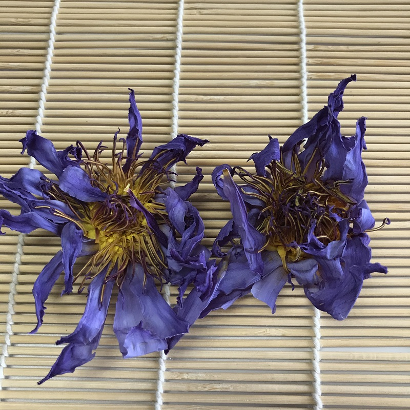 Herbal Tea LAN Lian Hua Nymphaea Caerulea Dried Blue Lotus Flower Tea