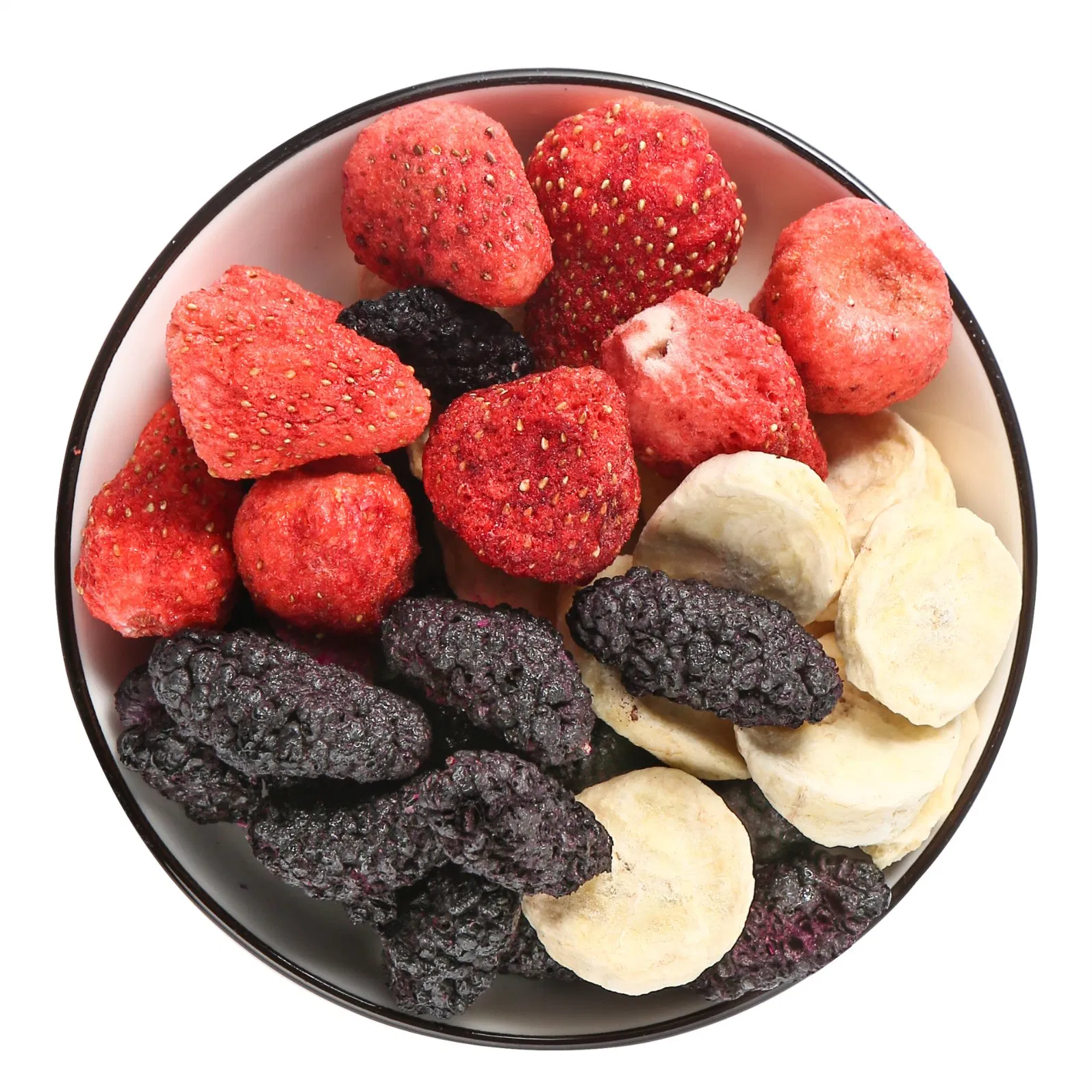 ISO22000 Management OEM Factory Freeze Dried Food Freeze Dried Dice Strawberry HACCP Control