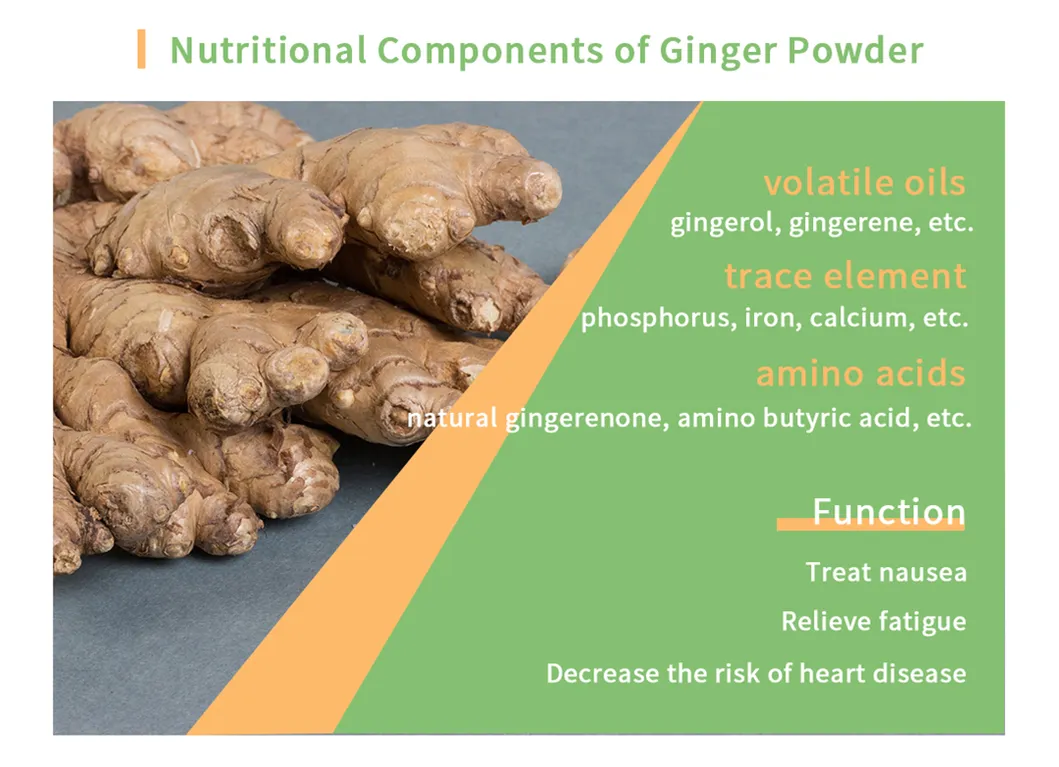 New Crop 50g/100g/150g/200g/250g/300g and up Fresh Ginger Air Dried Ginger From China 20mesh Bag for Pakistan Market