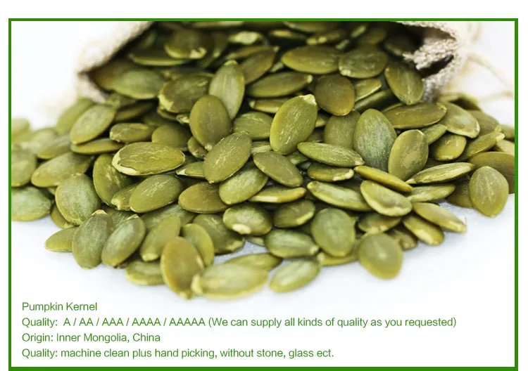New Crop China Pumpkin Kernels Gws AA