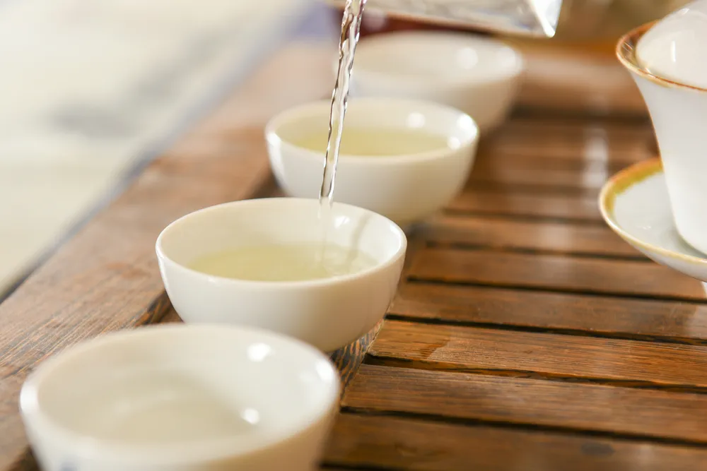 Organic Tea, Dragon Well Organic Green Tea, West Lake Longjing Te