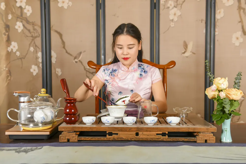 Organic Tea, Dragon Well Organic Green Tea, West Lake Longjing Te