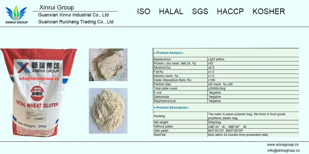 Plant Protein Wheat Protein Vital Wheat Gluten