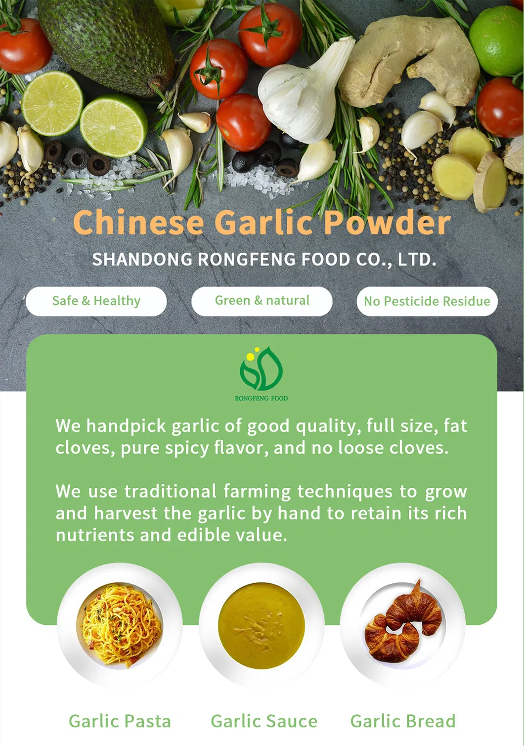 Pure White Dehydrated Garlic Powder for Culinary and Medicinal Uses