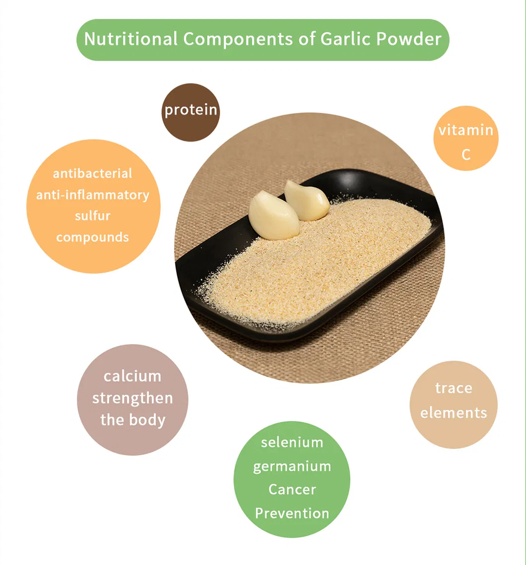 Pure White Dehydrated Garlic Powder for Culinary and Medicinal Uses