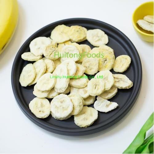 Vibrant Original Colour OEM Factory Fair Price Freeze Dried Banana Slice Snacks