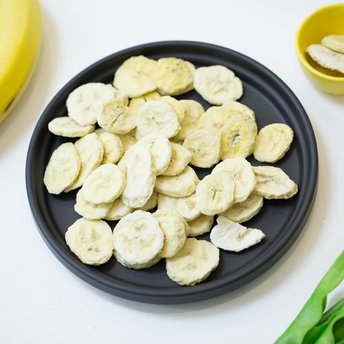 Vibrant Original Colour OEM Factory Fair Price Freeze Dried Banana Slice Snacks