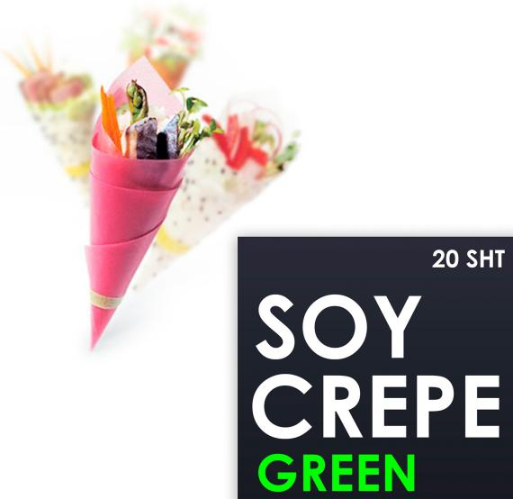 Wholesale Edible Soy Crepes Soybean Wrapper